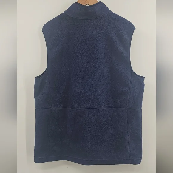 L.L. Bean Classic Fleece Blue Vest Size XL Tall - Picture 8 of 11
